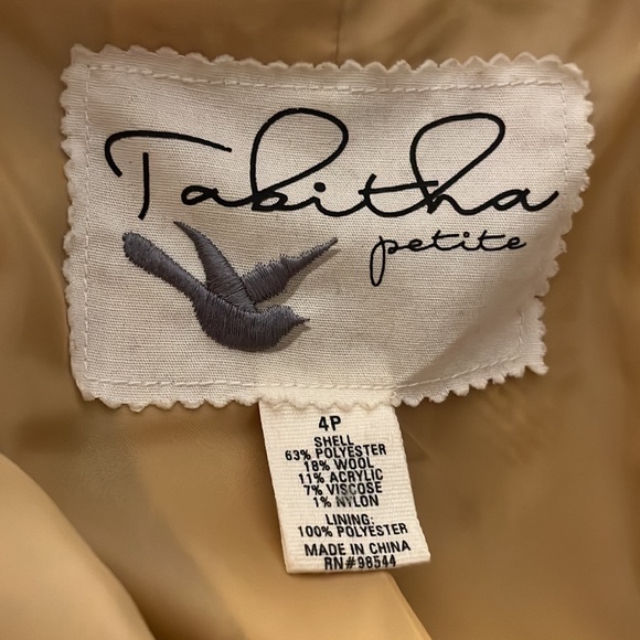 Tabitha Anthropologie Wool Blend Flecked Herringbone Blazer Jacket - Picture 4 of 5